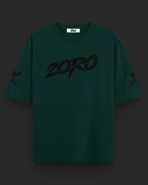 One Piece Zoro Pirate Hunter Anime Oversized T-shirt