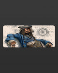 Pirates of Carabiean Jack Sparrow Desk Mat – Adventure Vibe Gaming Pad  58 × 28 cm Mat