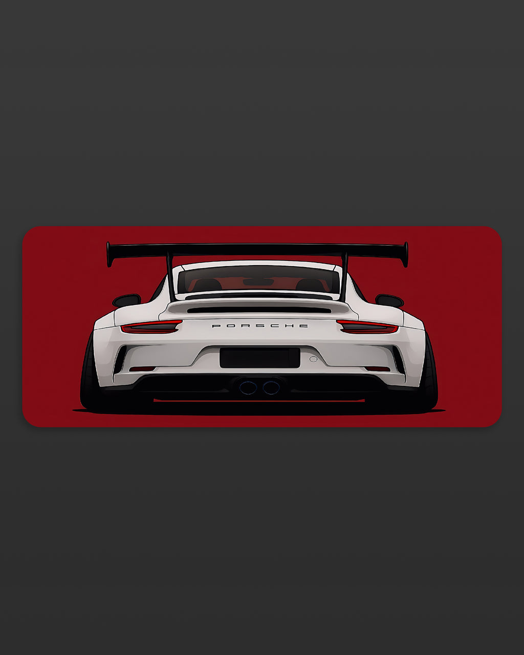 Porsche Desk Mat – Luxury Car Inspired Gaming Pad  58 × 28 cm Desk Surface