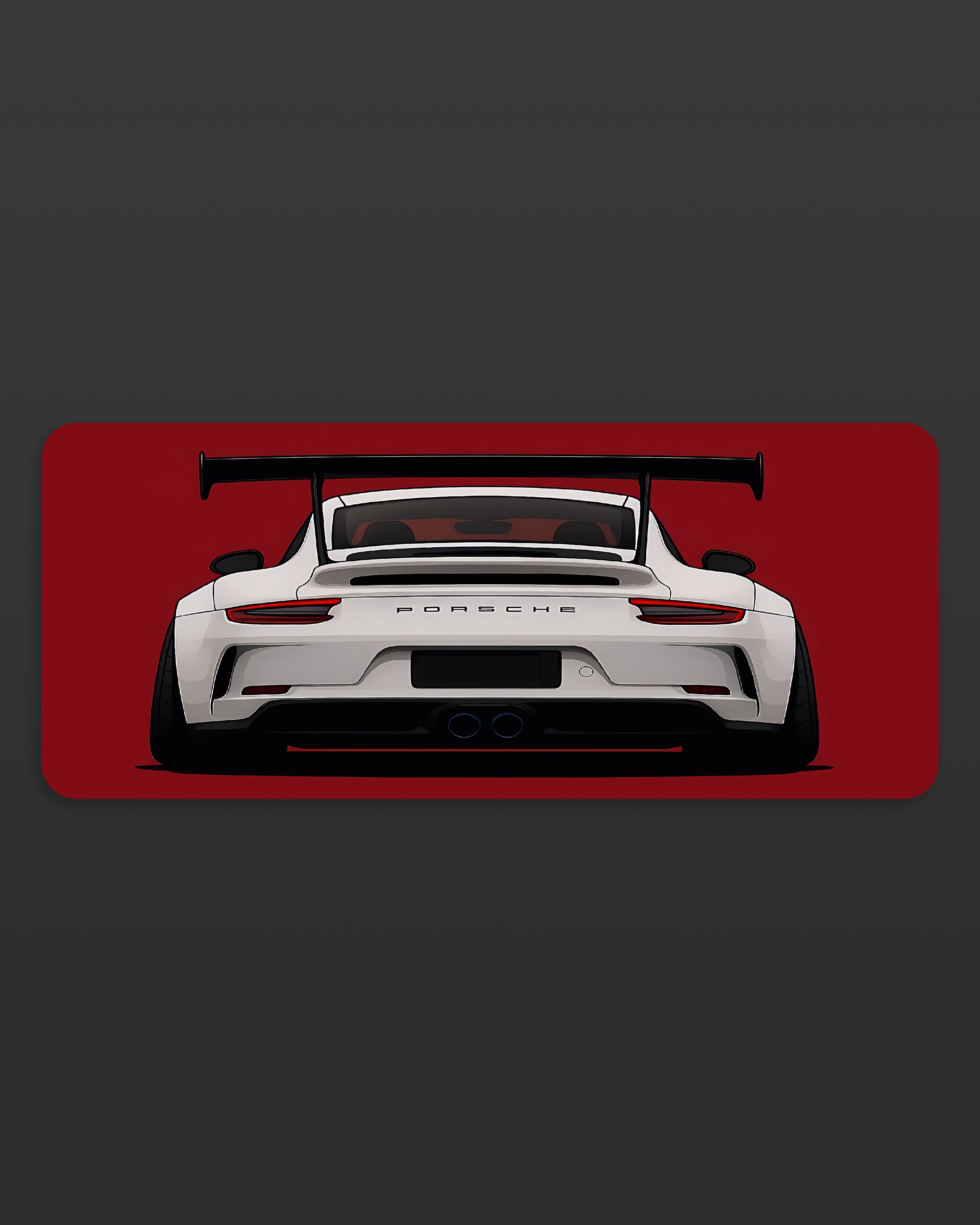 Porsche Desk Mat – Luxury Car Inspired Gaming Pad  58 × 28 cm Desk Surface