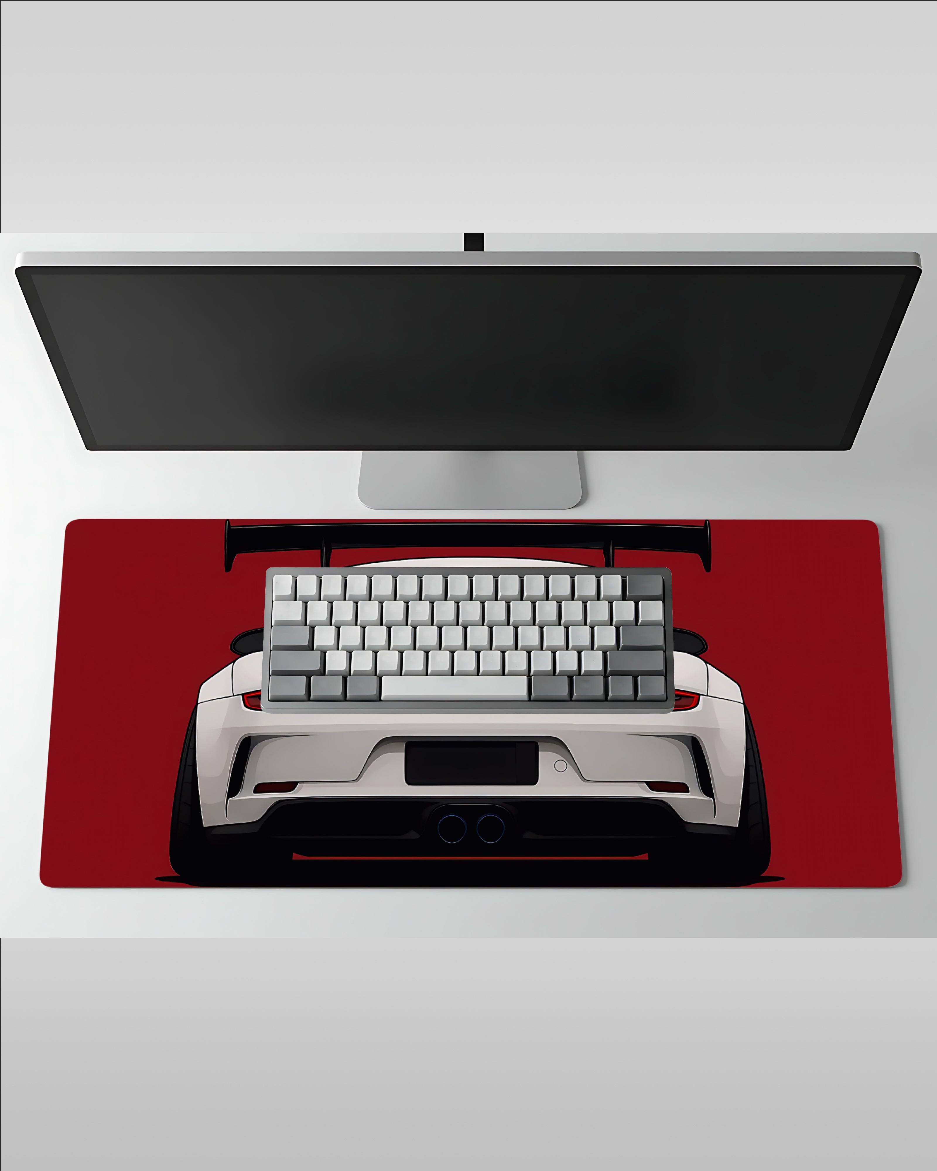 Porsche Desk Mat – Luxury Car Inspired Gaming Pad  58 × 28 cm Desk Surface