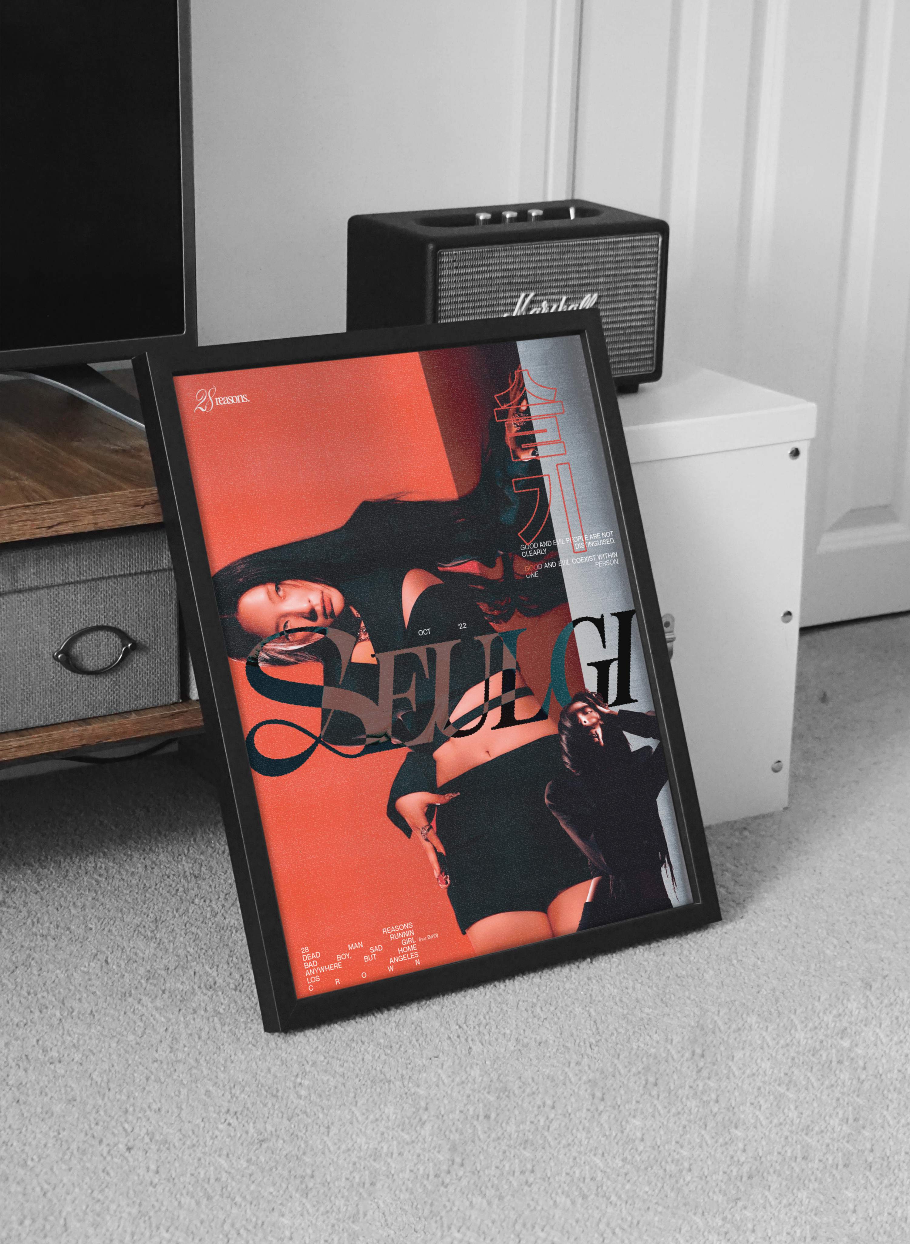 Seulgi K-pop Singer & Dancer Wall Poster