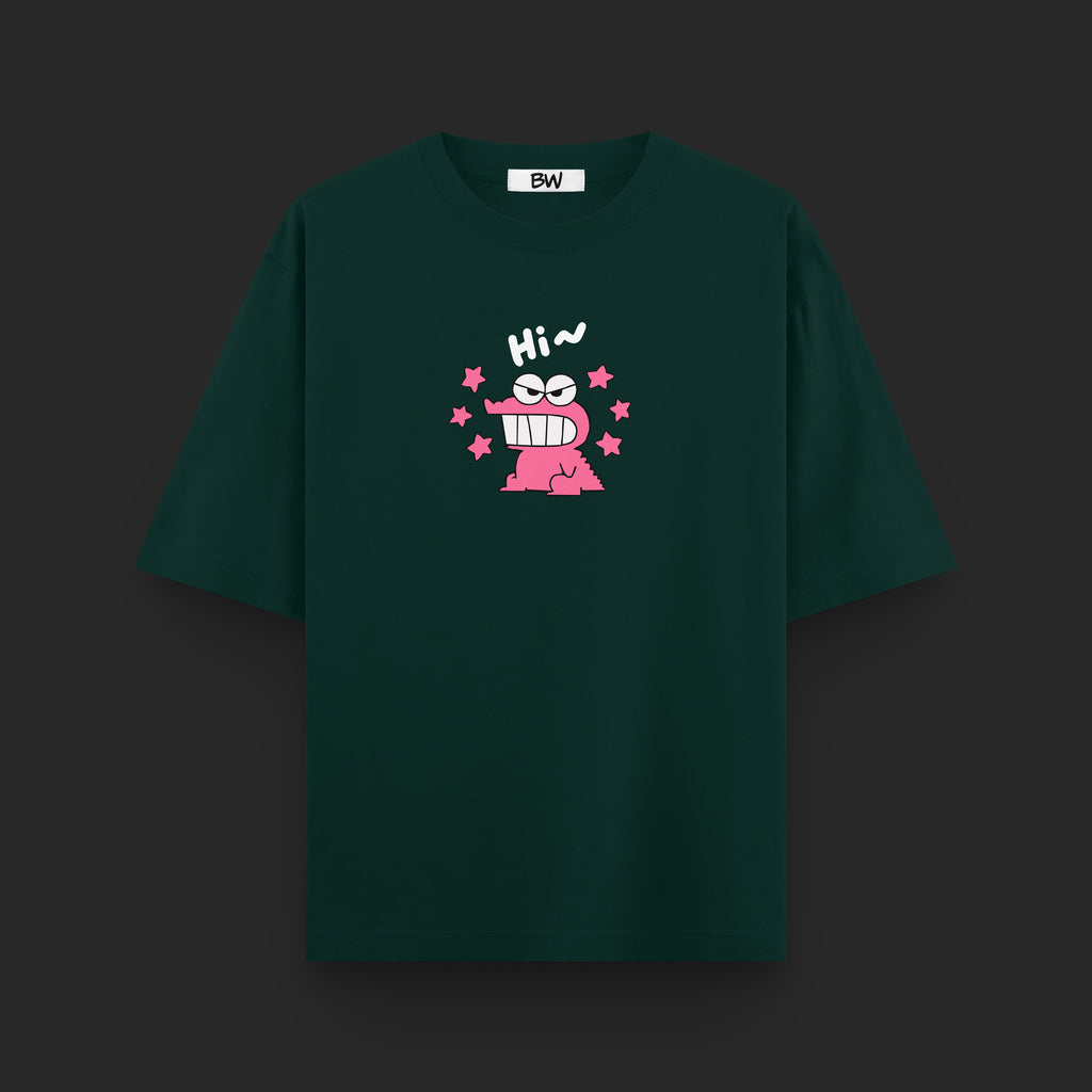 Snack Goblin Fighting Oversized T-shirt