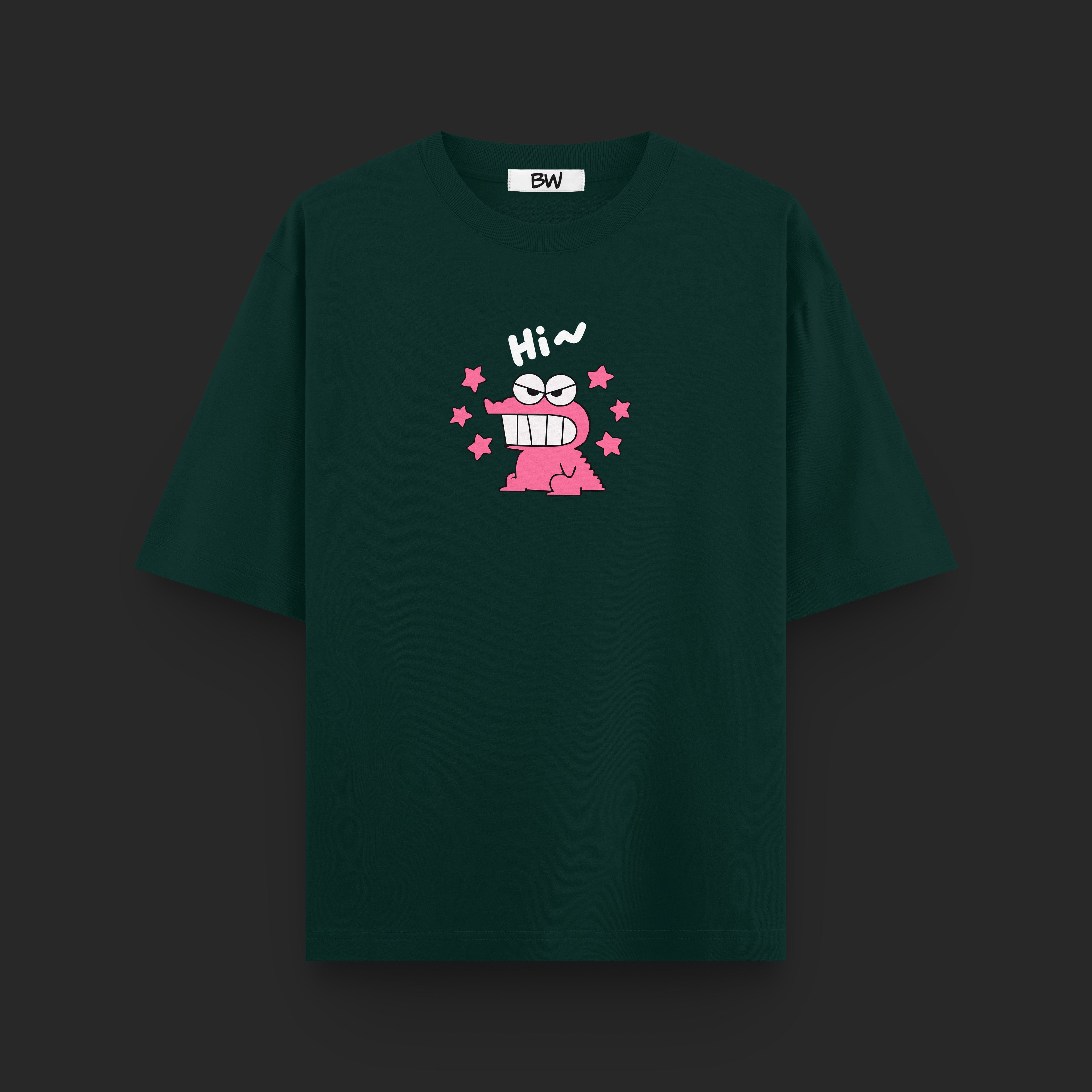 Snack Goblin Fighting Oversized T-shirt