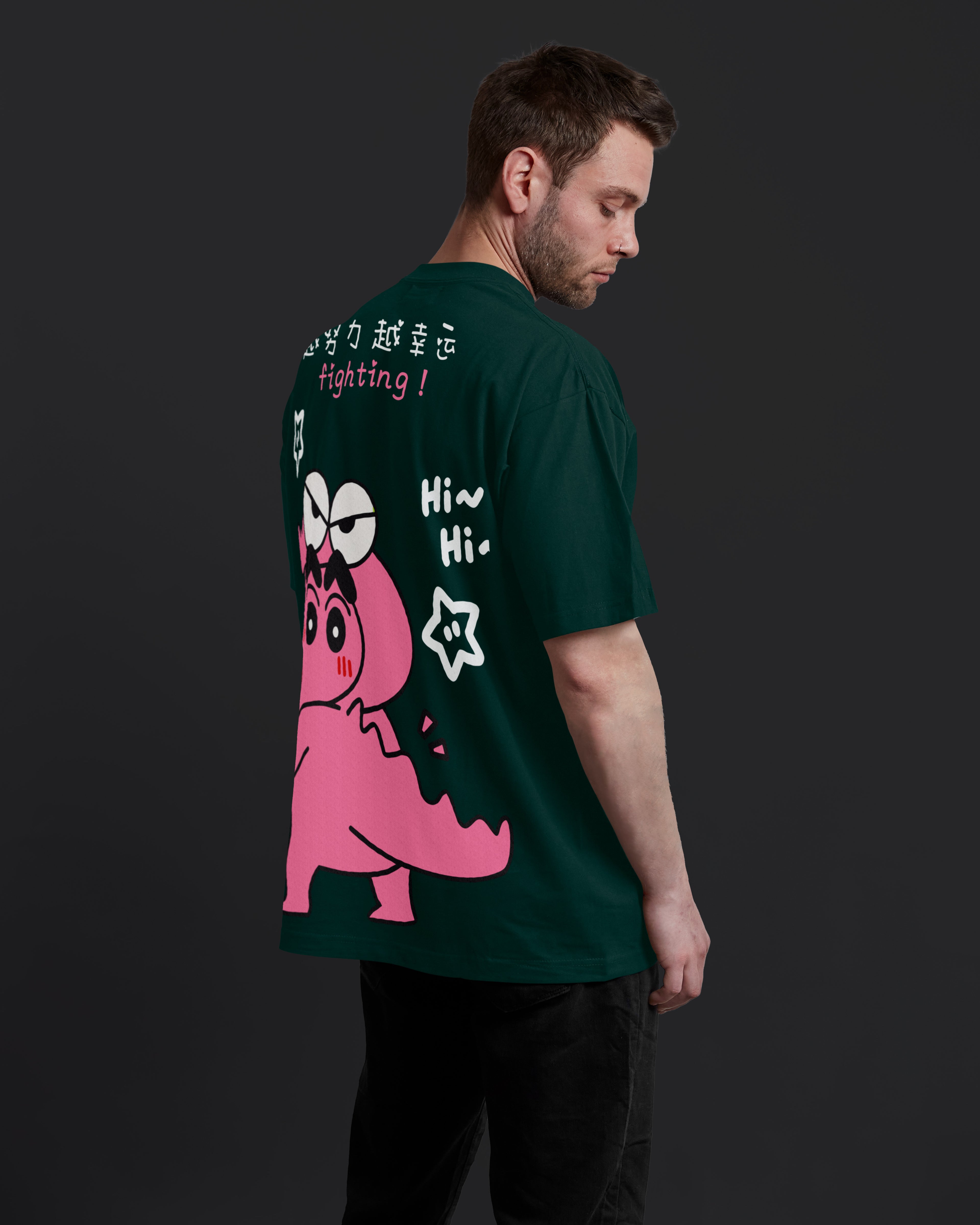 Snack Goblin Fighting Oversized T-shirt