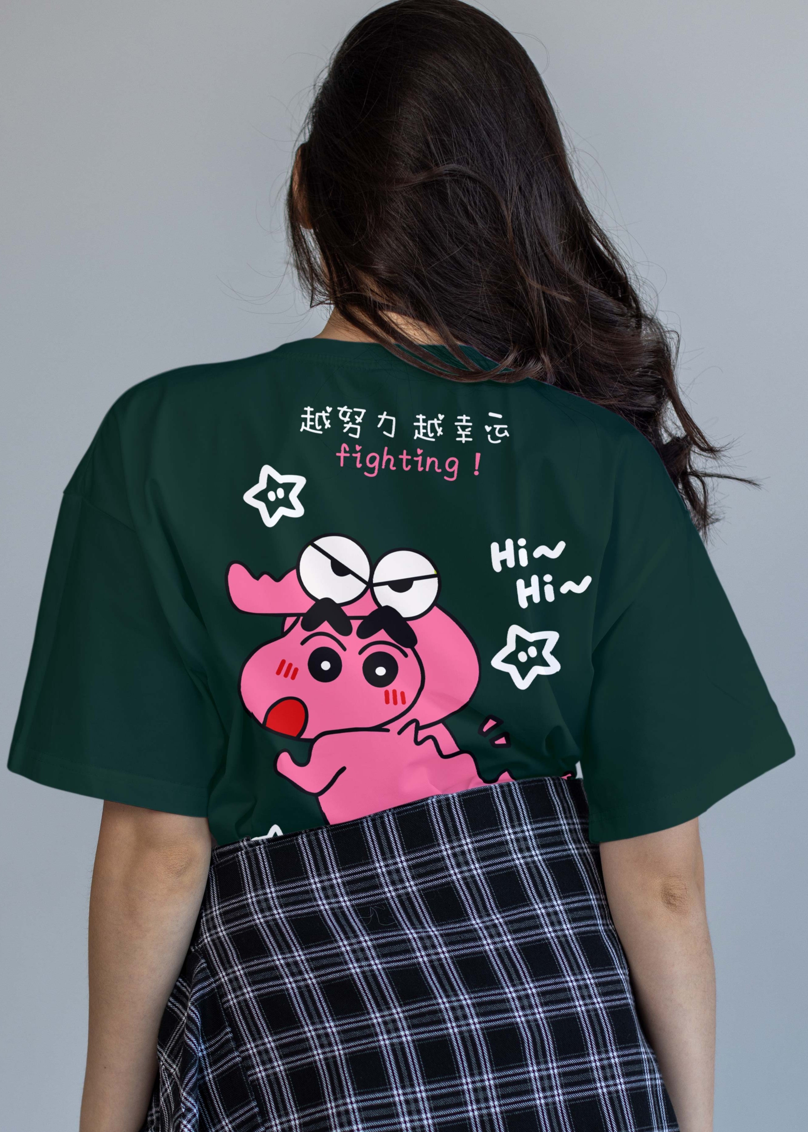 Snack Goblin Fighting Oversized T-shirt