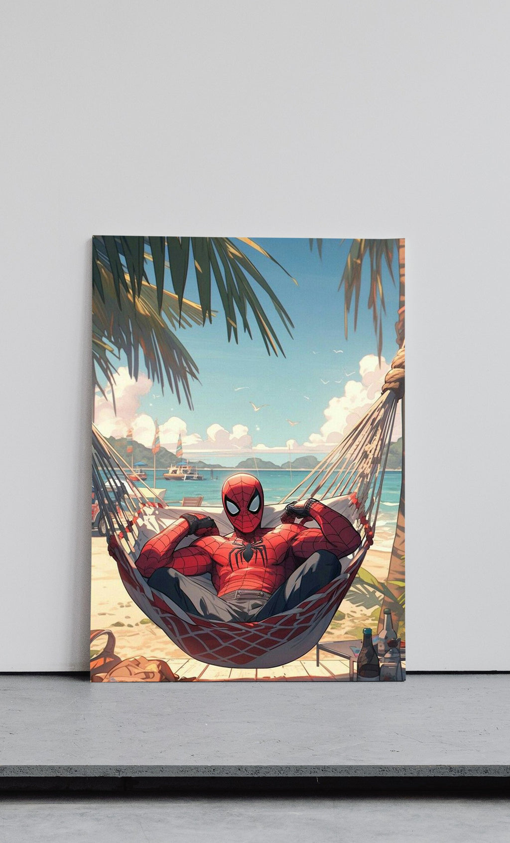 Spider-Man On Vacation Wall Poster