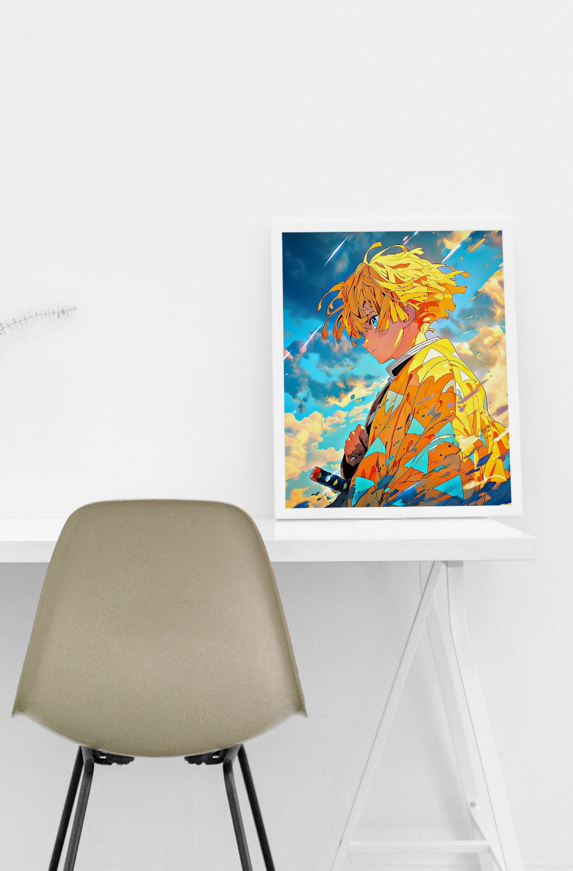 Zenitsu Agatsuma Demon Slayer Anime Wall Poster